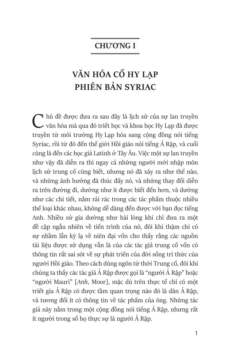 Di Sản Tư Tưởng Ả Rập - Trong Dòng Chảy Lịch Sử Nhân Loại - Arabic Thought and Its Place in History - De Lacy O’Leary
