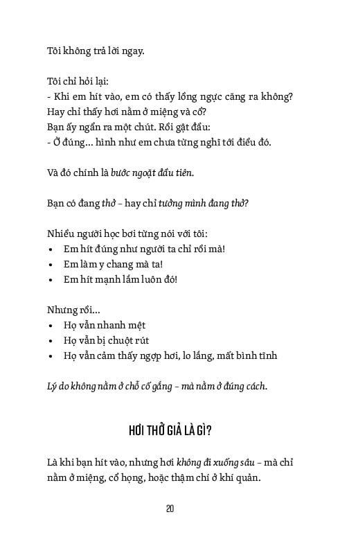 Thở Thật Thở Giả - Thay Đổi Nhỏ-Khác Biệt To - Bí Quyết Nổi, Bơi Xa Không Mệt - Châu Nhật Quân
