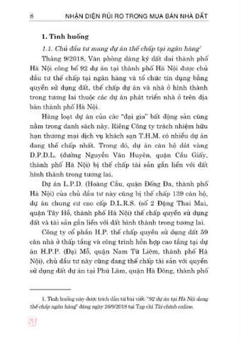  Nhận Diện Rủi Ro Trong Mua Bán Nhà Đất (Tái Bản Lần Thứ Nhất Có Sửa Chữa, Bổ Sung) - Luật sư Phạm Thanh Hữu - (NXB CTQG) 