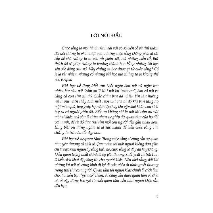 Sách Bài Học Về Sự Quan Tâm - Chúng Tôi Cần Bạn - Anh Ba