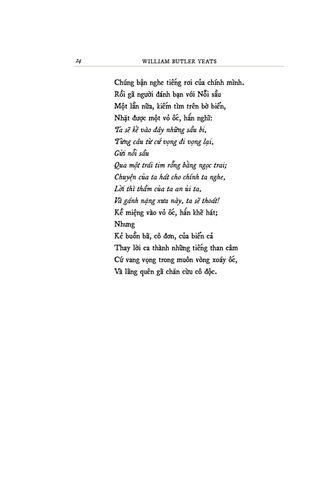  Trăm Năm Nobel - Tuyển Tập Thơ William Butler Yeats - Ấn Bản Giới Hạn  - William Butler Yeats, Triệu Yến Vy 