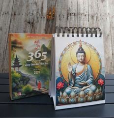 Lịch Bàn 2026 - Kinh Pháp Cú (365 Ngày)