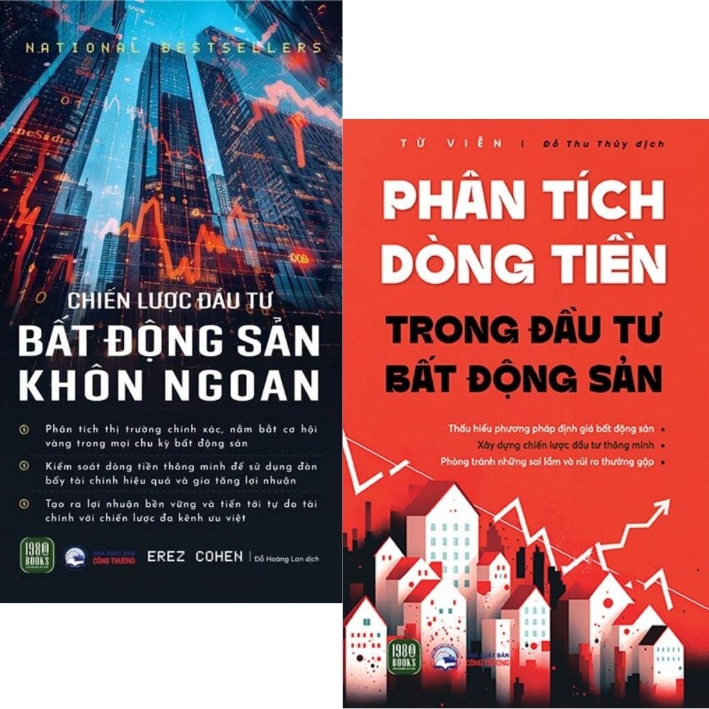 Combo 2 Cuốn Chiến Lược Đầu Tư Bất Động Sản Khôn Ngoan + Phân Tích Dòng Tiền Trong Đầu Tư Bất Động Sản