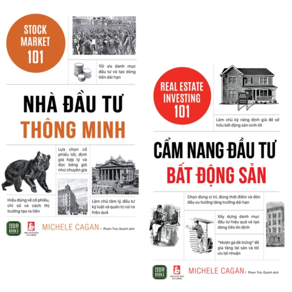 Combo 2 Cuốn Nhà Đầu Tư Thông Minh + Cẩm Nang Đầu Tư Bất Động Sản