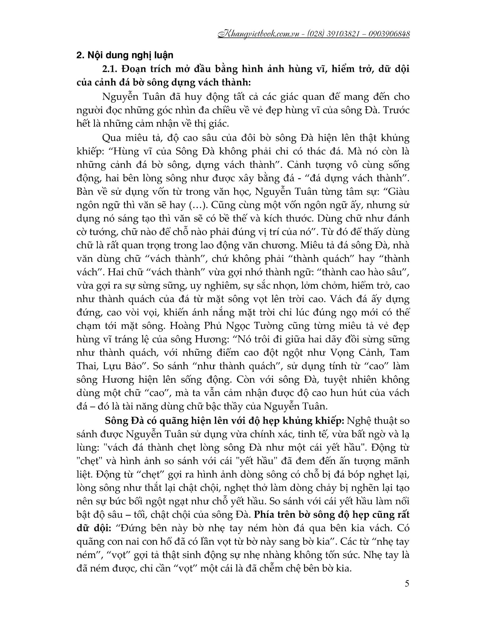 Dạng Đề Cảm Nhận Đoạn Trích Văn Xuôi Ngữ Văn 12 - Phan Danh Hiếu