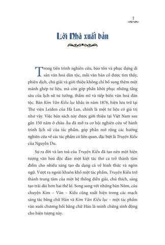  Kim Vân Kiều Lục 金 雲 翹 錄 1876 (Bản Cẩm Văn Đường Lưu Trữ Tại Thư Viện Đại Học Leiden, Hà Lan) - Bìa Cứng - Nguyễn Thị Sông Hương 