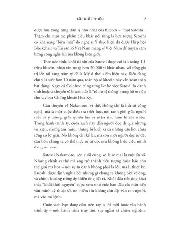  Truy Tìm Satoshi – 15 Năm Theo Dấu Cha Đẻ Bitcoin -  Benjamin Wallace 
