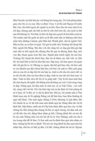  Hồi Ký Thượng Tướng Trần Văn Trà - Hành Trình Từ “ Ra Đi Hai Bàn Tay Trắng ” Đến “ Trở Về Một Dải Giang San ” Và Những Trang Bản Thảo Còn Dang Dở - TS. Quách Thu Nguyệt 