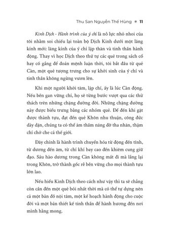  Kinh Dịch - Hành Trình Của Ý Chí - Con Đường Ý Chí Của Kẻ Khởi Nghiệp Từ Khởi Nguyên Đến Khi Thành Tựu - Thu San Nguyễn Thế Hùng 