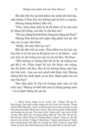  Văn Học Cổ Điển - Những Cuộc Phiêu Lưu Của Tom Sawyer - Mark Twain 