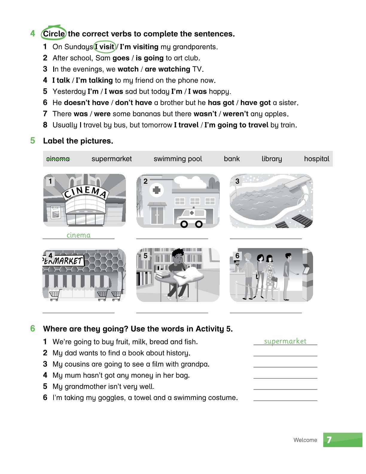 Combo 6 Quyển Sách Bài tập Academy Stars  Workbook ( Từ Tập 1 - Tập 6 )
