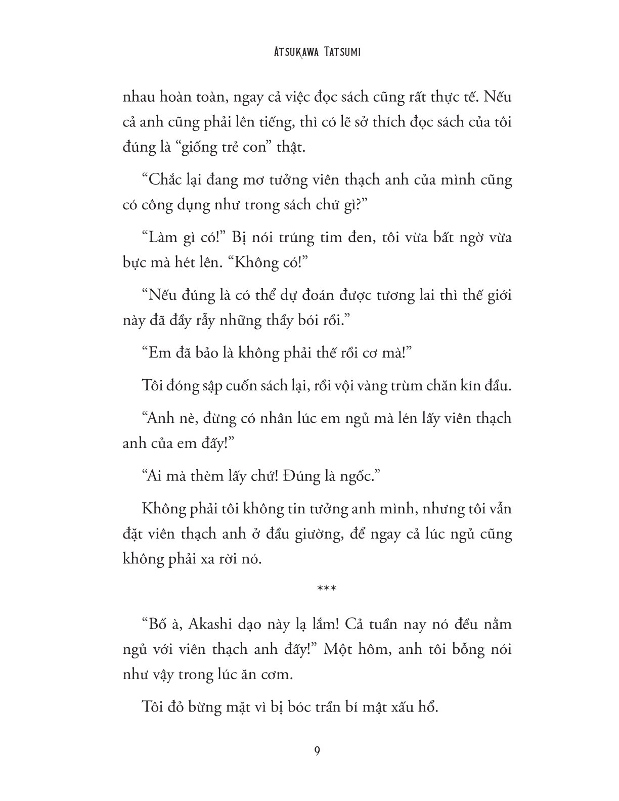 Ký Ức Của Tinh Vịnh Sư - Atsukawa Tatsumi