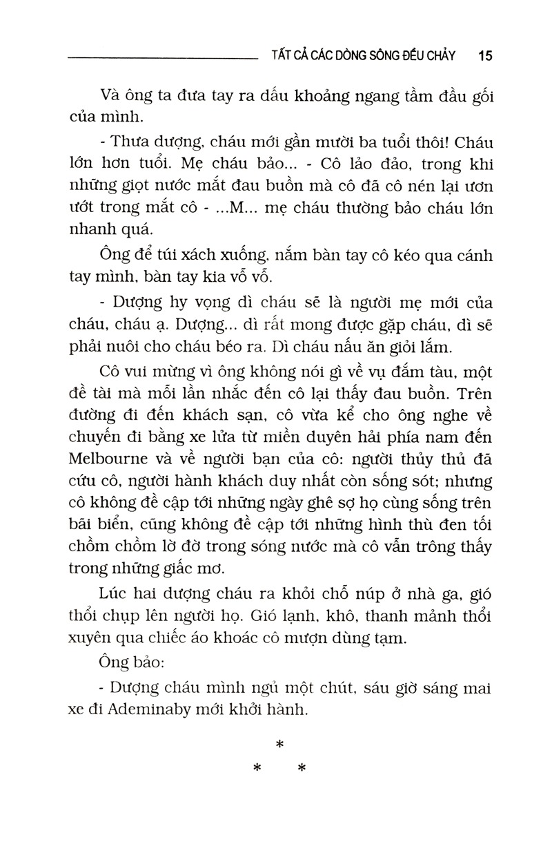 Tất Cả Các Dòng Sông Đều Chảy - Nancy cato