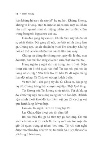 Cô Gái Trong Cabin Số 10 - Ruth Ware 
