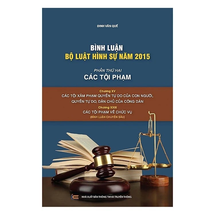 Combo Bình Luận Bộ Luật Hình Sự Các Tội Phạm ( 4 Cuốn )