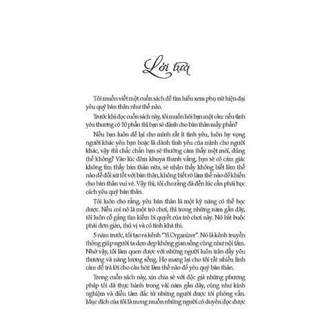  Yêu Quý Bản Thân Mỗi Ngày - Chu Nhất Nghiên 