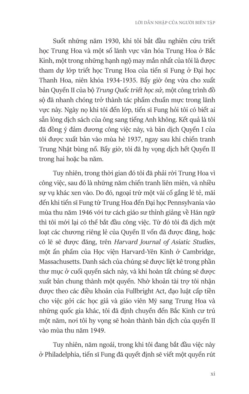 Lược Sử Triết Học Trung Hoa - A Short History Of Chinese Philosophy - Fung Yu-lan ( Phùng Hữu Lan )