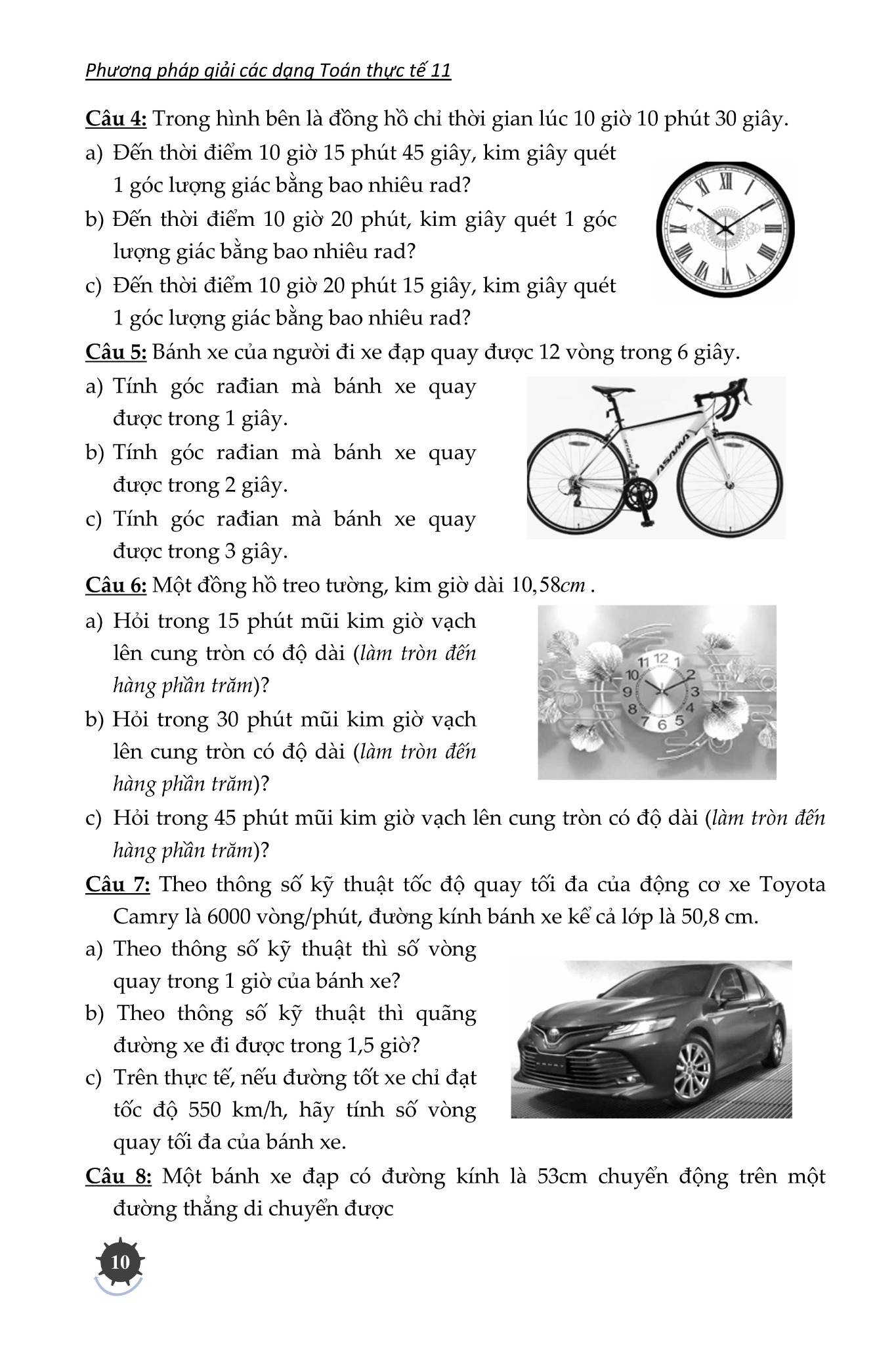 Phương Pháp Giải Các Dạng Toán Thực Tế 11  - Nhiều Tác Giả