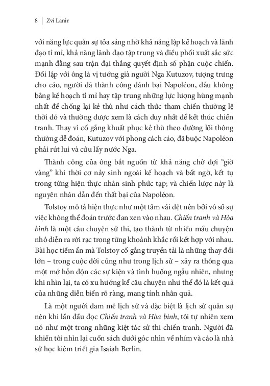 Tư Duy Kiểu Cáo - 
Zvi Lanir