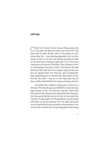  Chủng Tộc Và Lịch Sử - Claude Lévi-Strauss 