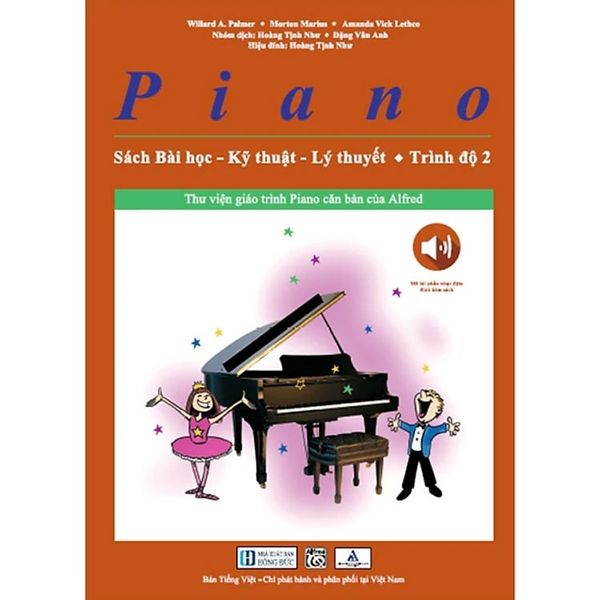  { Trưng Bày Piano Sách Bài Học - Kỹ Thuật - Lý Thuyết - Trình Độ 2 - Nhiều Tác Giả 