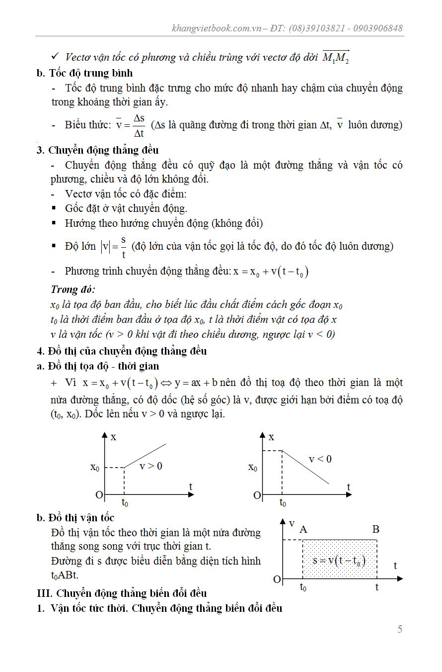 Phương Pháp Tư Duy Sáng Tạo Trong Giải Nhanh Bồi Dưỡng Học Sinh Giỏi Vật Lí 10 Tập 1 - Trịnh Minh Hiệp