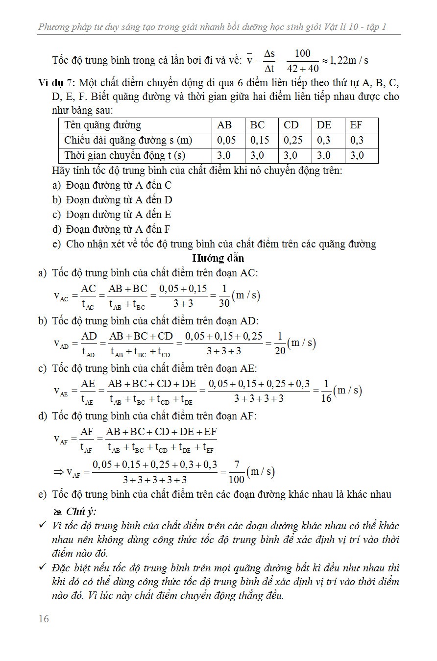 Phương Pháp Tư Duy Sáng Tạo Trong Giải Nhanh Bồi Dưỡng Học Sinh Giỏi Vật Lí 10 Tập 1 - Trịnh Minh Hiệp