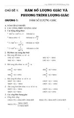Phân Loại Và Phương Pháp Giải Đại Số - Giải Tích 11  - Nguyễn Anh Trường