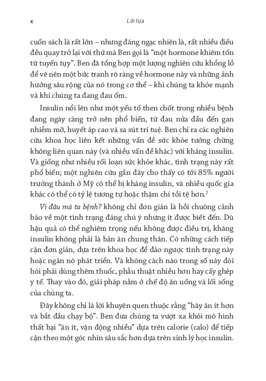 Vì Đâu Mà Ta Bệnh? - 
Benjamin Bikman, PhD