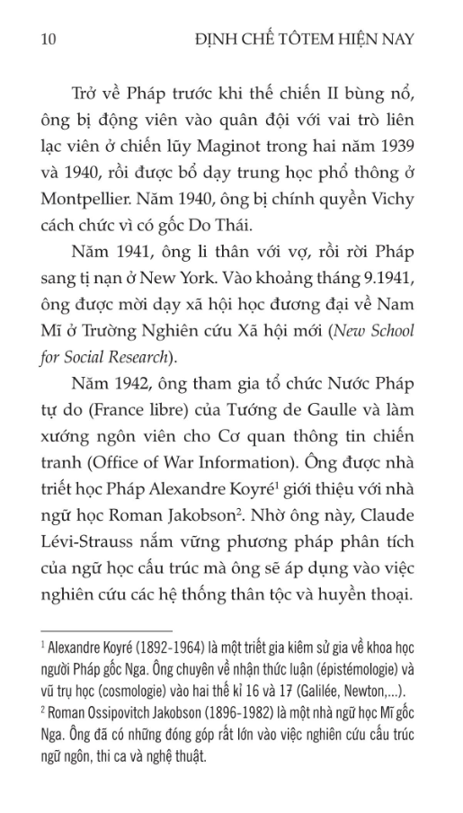 Định Chế Tôtem Hiện Nay - Claude Lévi-Strauss