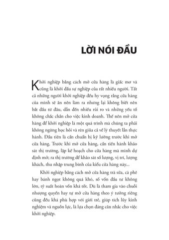  Bí Quyết Kinh Doanh Trà Sữa - Cà Phê - Bánh Ngọt - Dung Lợi 