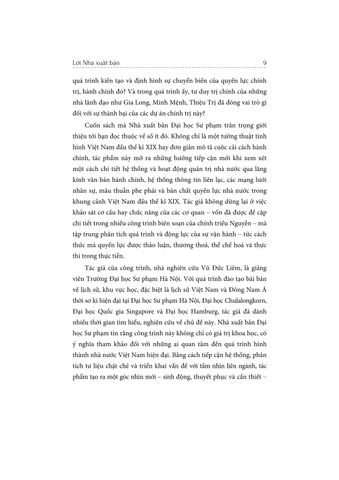  Nhà Nước Và Quyền Lực Chính Trị Ở Việt Nam Đầu Thế Kỉ Xix (Bìa Cứng) - Vũ Đức Liêm 