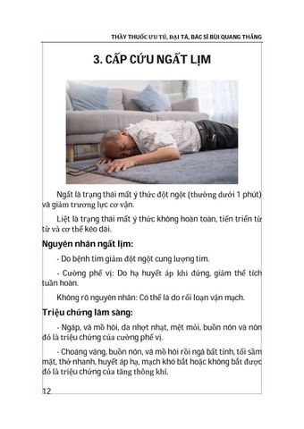 Sổ Tay Cấp Cứu, Điều Trị Dự Phòng Một Số Bệnh Nội Khoa Thường Gặp - ĐH Y Hà Nội 