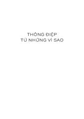 Thông Điệp Từ Những Vì Sao - Thomas Hertog
