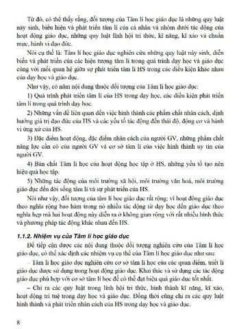  Giáo Trình Tâm Lí Học Giáo Dục  - Nhiều tác giả 