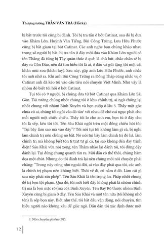  Hồi Ký Thượng Tướng Trần Văn Trà - Hành Trình Từ “ Ra Đi Hai Bàn Tay Trắng ” Đến “ Trở Về Một Dải Giang San ” Và Những Trang Bản Thảo Còn Dang Dở - TS. Quách Thu Nguyệt 