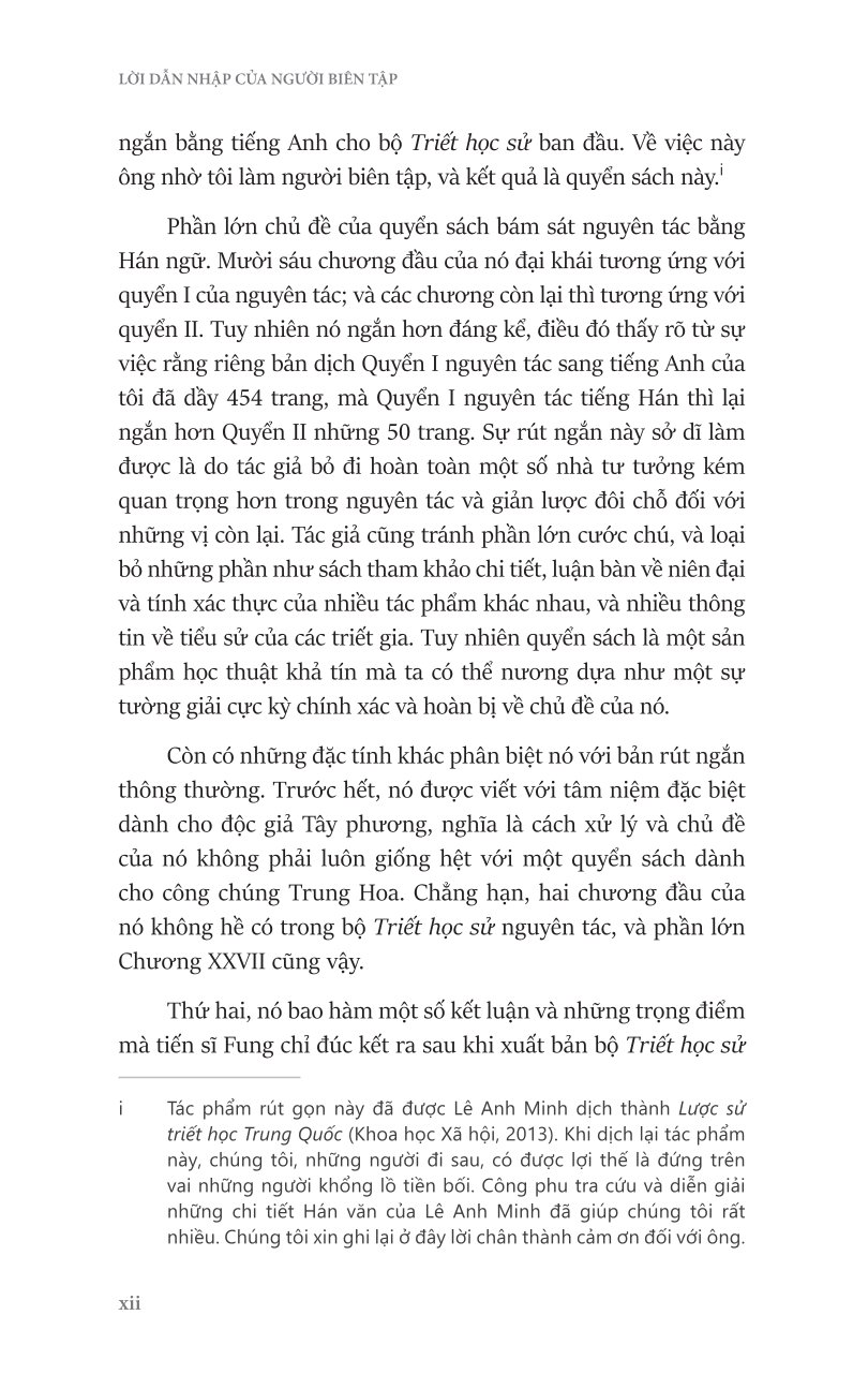 Lược Sử Triết Học Trung Hoa - A Short History Of Chinese Philosophy - Fung Yu-lan ( Phùng Hữu Lan )
