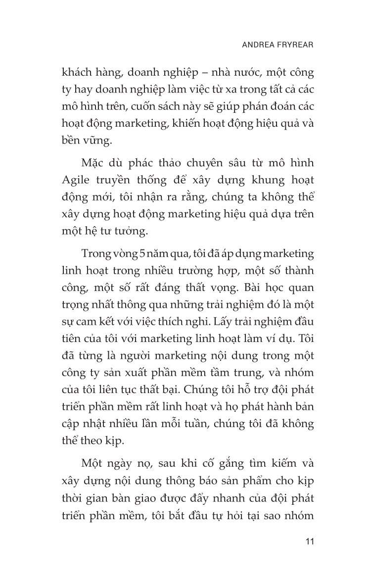 Ứng Dụng Agile Marketing - Andrea Fryrear