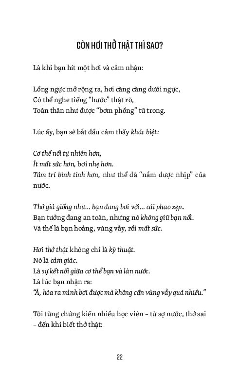 Thở Thật Thở Giả - Thay Đổi Nhỏ-Khác Biệt To - Bí Quyết Nổi, Bơi Xa Không Mệt - Châu Nhật Quân