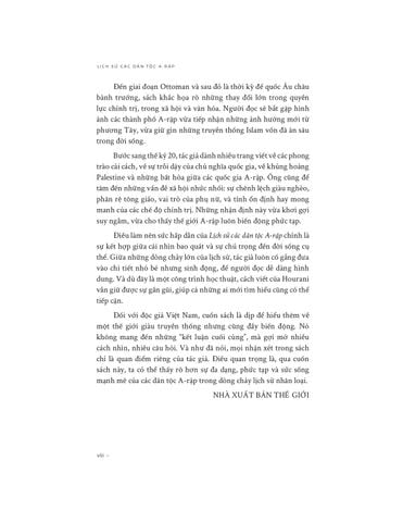  Lịch Sử Các Dân Tộc A-Rập - Albert Habib Hourani 