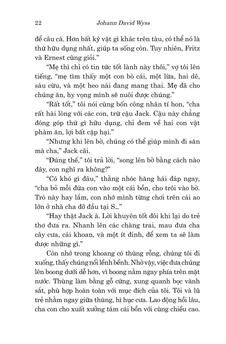 Văn Học Cổ Điển - Gia Đình Robinson Thụy Sỹ - Johann David Wyss
