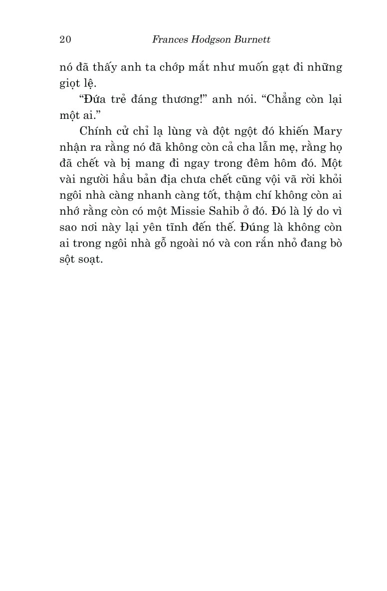 Văn Học Cổ Điển - Khu Vườn Bí Mật - Frances Hodgson Burnett