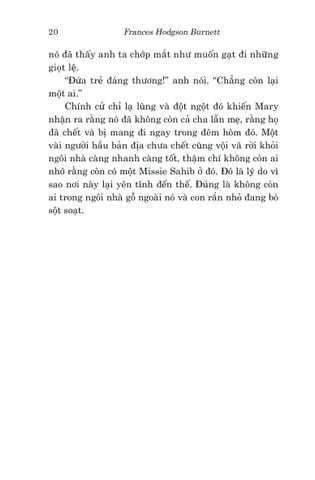 Văn Học Cổ Điển - Khu Vườn Bí Mật - Frances Hodgson Burnett 