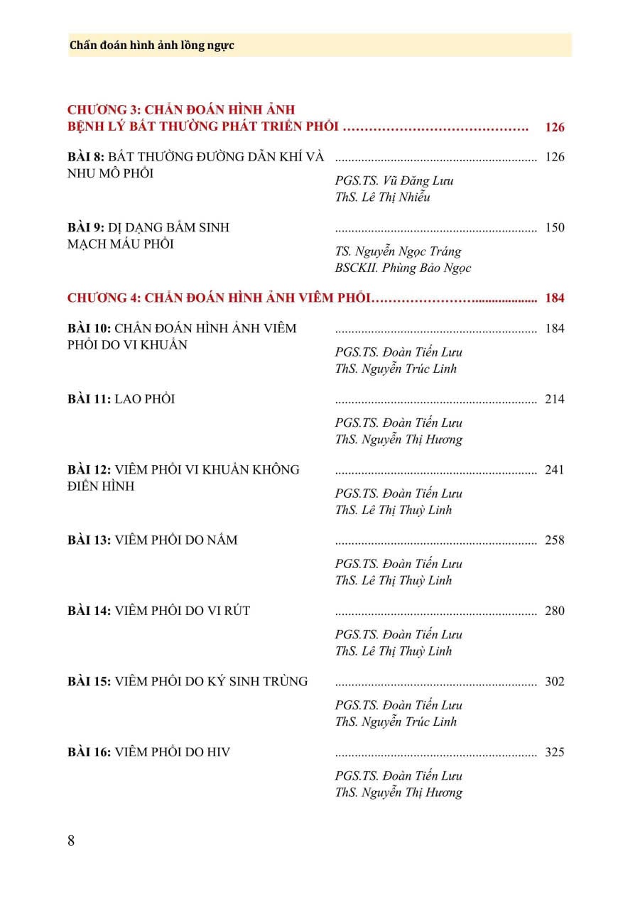 Chấn Đoán Hình Ảnh Lồng Ngực - PGS.TS. Vũ Đăng Lưu, PGS.TS. Đoàn Tiến Lưu