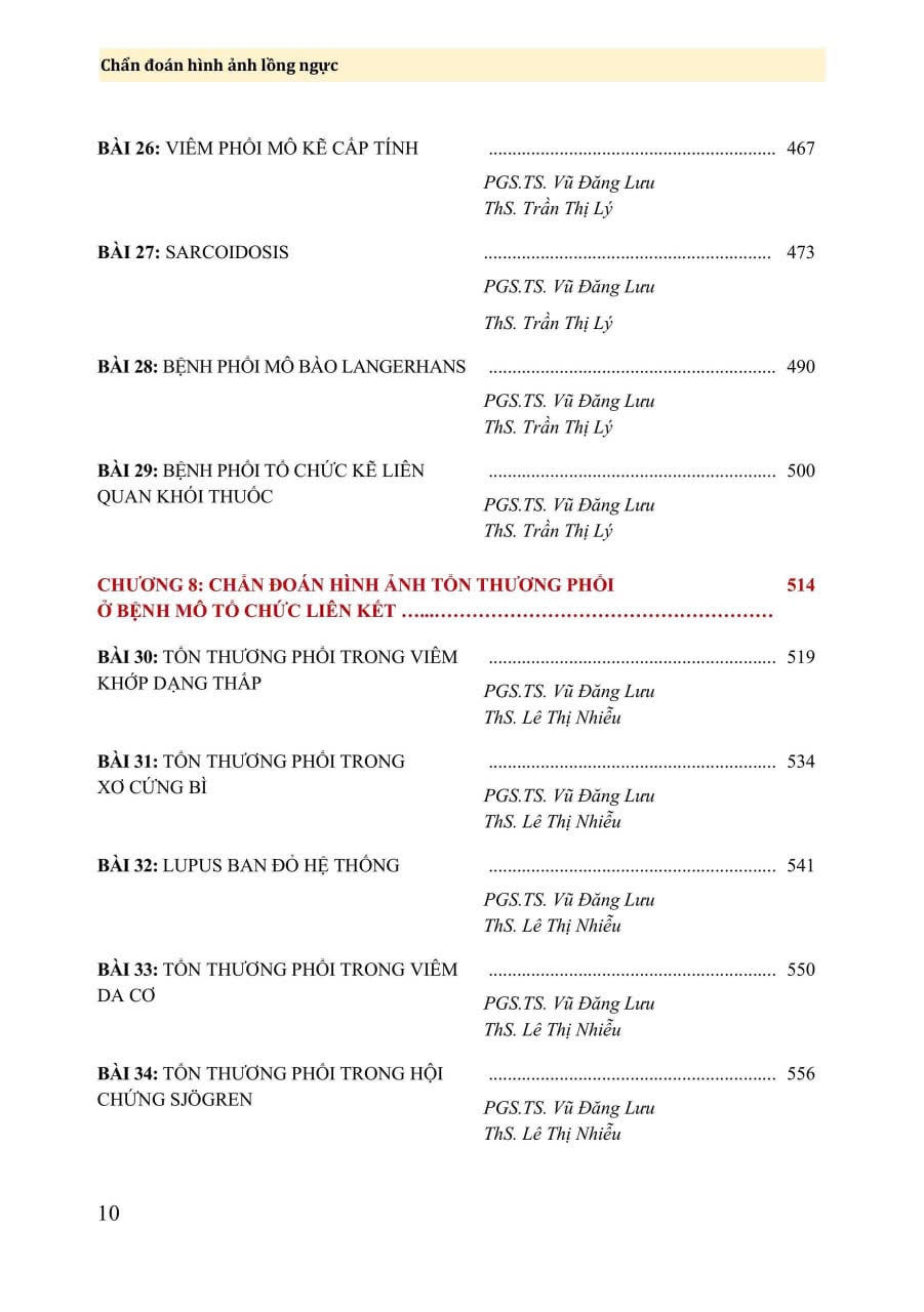 Chấn Đoán Hình Ảnh Lồng Ngực - PGS.TS. Vũ Đăng Lưu, PGS.TS. Đoàn Tiến Lưu