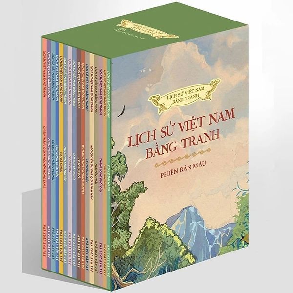  Lịch Sử Việt Nam Bằng Tranh - Bản Màu (Hộp 16 Cuốn) -  Trần Bạch Đằng 