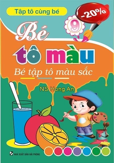 Tập Tô Cùng Bé - Bé Tô Màu Bé Tập Tô Màu Sắc (Khổ 19×27Cm) - Thiện Nhân