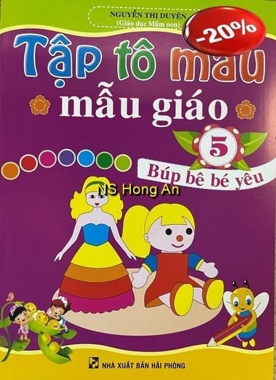 Tập Tô Màu Mẫu Giáo - Búp Bê Bé Yêu - Nguyễn Thị Duyên