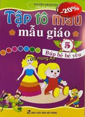 Tập Tô Màu Mẫu Giáo - Búp Bê Bé Yêu - Nguyễn Thị Duyên