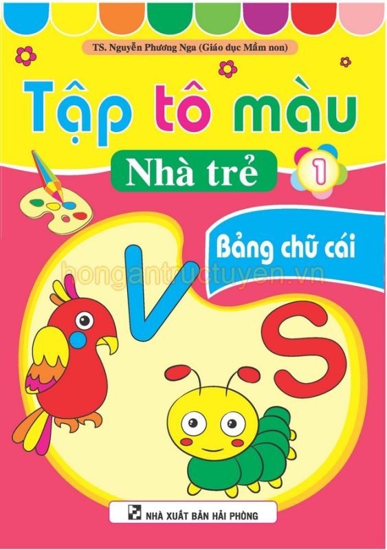 Tập Tô Màu Nhà Trẻ - Bảng Chữ Cái - Nguyễn Phương Nga